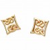 Irish Gold Stud Earrings - Avoca Collection Earrings & Pendants